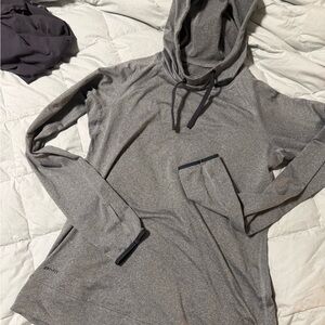 Nike Pro Gray Hooded Pullover M